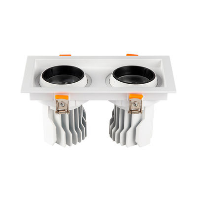 품질  aluminum ROHS Dimmable Led Grille Spotlight Double Head 3W 5W 공장